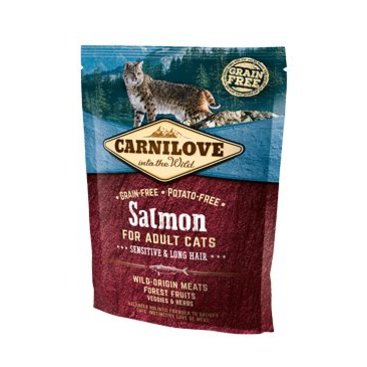 Mazlíčci - Carnilove Cat Salmon for Adult Sensitiv & LH  400g