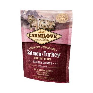 Mazlíčci - Carnilove Cat Salmon & Turkey for Kittens HG 400g