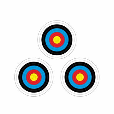 Ostatní - Terč „LAS VEGAS“ 3x20 cm papír+ nylon sada 10 ks