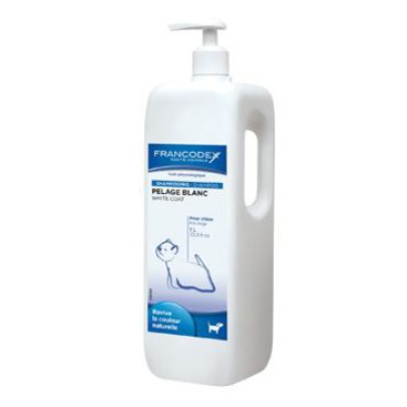 Mazlíčci - Francodex Šampon bílá srst pes 1L