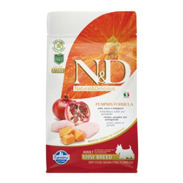 Mazlíčci - N&D GF Pumpkin DOG Adult Mini Chicken&Pomegranate 800g