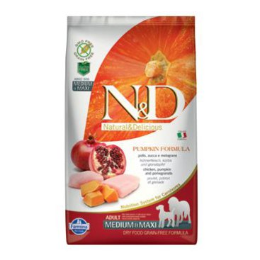 Mazlíčci - N&D GF Pumpkin DOG Adult M/L Chicken&Pomegranate 2,5kg