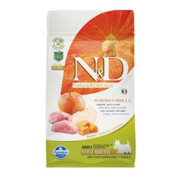 Mazlíčci - N&D GF Pumpkin DOG Adult Mini Boar & Apple 800g