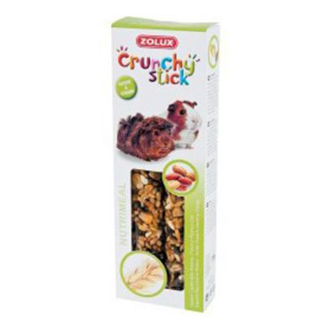 Mazlíčci - Pochoutka CRUNCHY STICK arašídy/oves pro morče Zolux