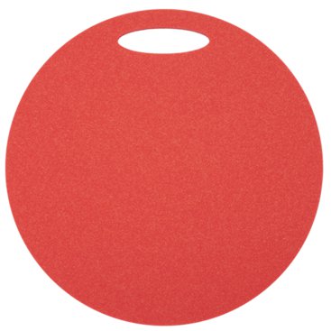Kempování - Sedátko kulaté 1 vrstvé, průměr 350 mm - červené