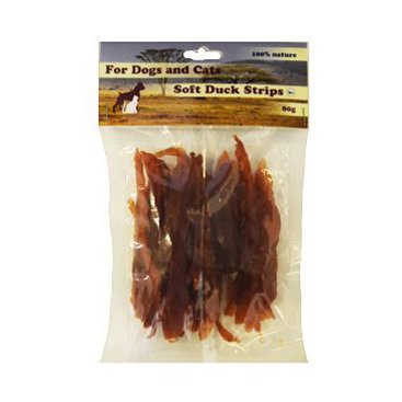 Mazlíčci - Pochoutka Kachní maso proužky měkké 80g