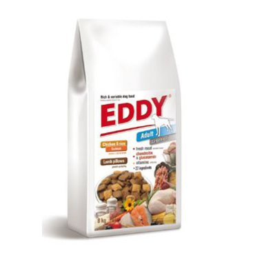 Mazlíčci - EDDY Adult Large Breed  polštářky s jehněčím 8kg