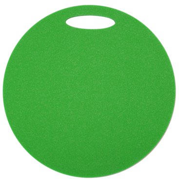 Kempování - Sedátko kulaté 1 vrstvé, průměr 350 mm - sv.zelené