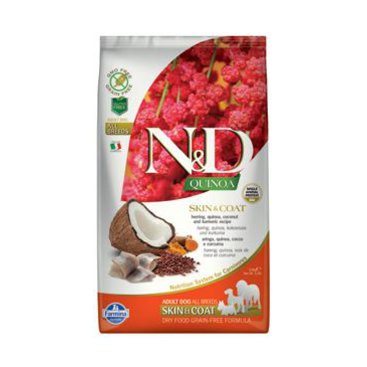 Mazlíčci - N&D GF Quinoa DOG Skin&Coat Herring & Coconut 2,5kg