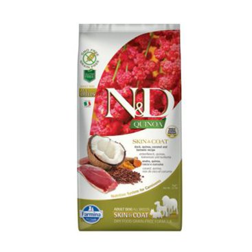Mazlíčci - N&D GF Quinoa DOG Skin&Coat Duck & Coconut 7kg