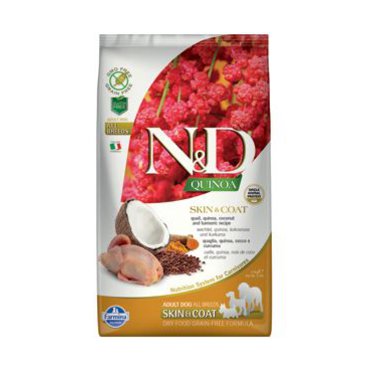Mazlíčci - N&D GF Quinoa DOG Skin&Coat Quail & Coconut 2,5kg