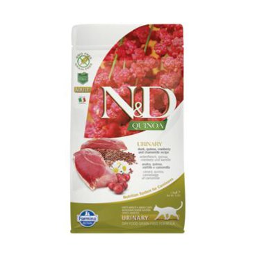 Mazlíčci - N&D GF Quinoa CAT Urinary Duck & Cranberry 1,5kg