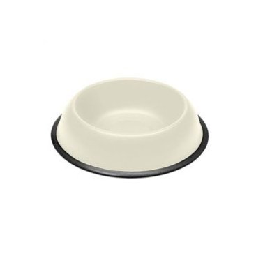 Mazlíčci - Miska kovová protiskluz MIRA KC 72 Ivory 0,5l FP