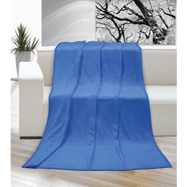 Domácnost - Deka micro jednolůžko 150x200cm modrá