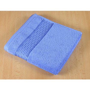 Domácnost - Froté ručník 50x100cm proužek 450g modrá