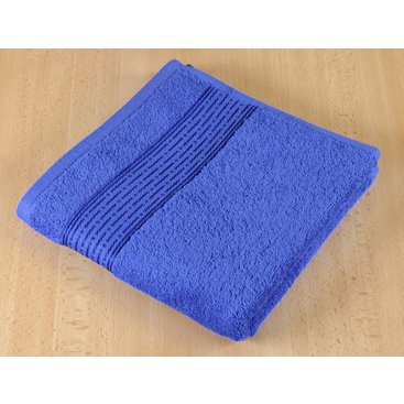 Domácnost - Froté ručník 50x100cm proužek 450g tmavě modrá