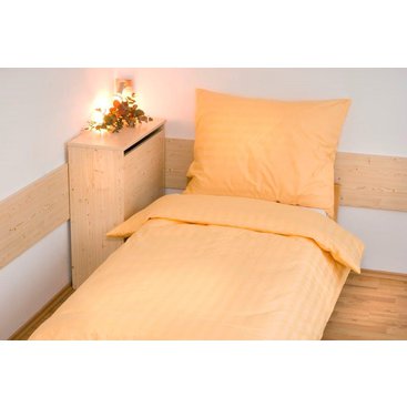 Domácnost - Prodloužené povlečení Atlas gradl 140x220, 70x90cm Sytě žlutý, Výběr zapínání: hotelový uzávěr