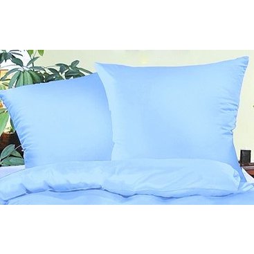 Domácnost - Povlak na polštářek krep 40x40cm-zip (sv.modrá)