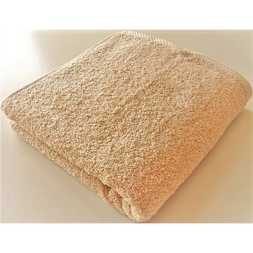 Domácnost - Froté ručník jednobarevný 400g 50x100 cm (béžová)