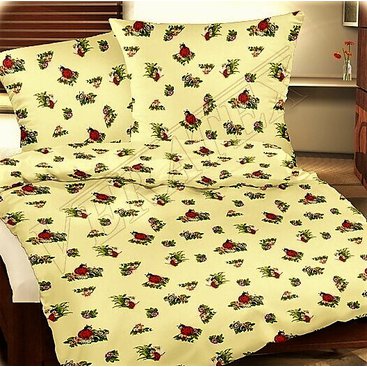 Domácnost - Dětské povlečení krep berušky 45x64 90x130- R0531