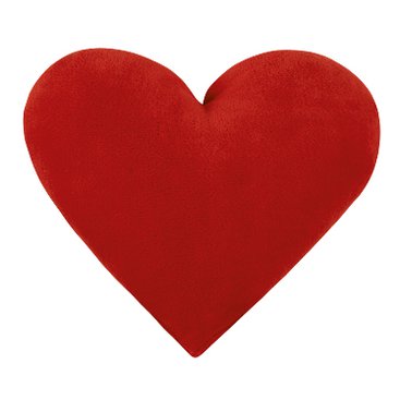 Domácnost - Polštářek srdce červené