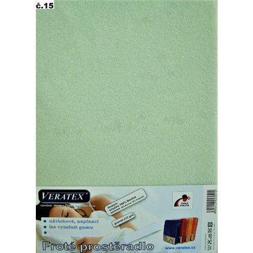 Domácnost - Froté prostěradlo do kočárku 35x75cm (č.15- sv.zelené)