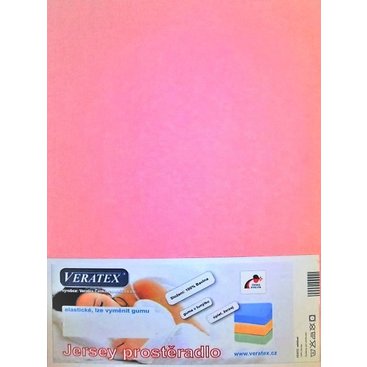 Domácnost - Jersey prostěradlo na masážní lůžko 60x190 cm (č. 8-růžová)