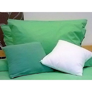 Domácnost - Bavlněný povlak na polštář 70x90cm zelená