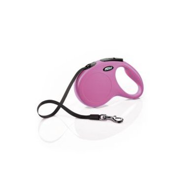 Mazlíčci - Vodítko FLEXI Classic NEW M pásek 5m/25kg růžová