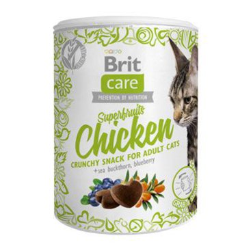 Mazlíčci - Brit Care Cat Snack Superfruits Chicken  100g