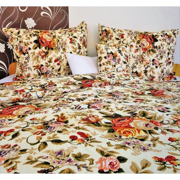 Domácnost - Krepové povlečení prodloužené 70x90 + 140x220 cm (R0581)