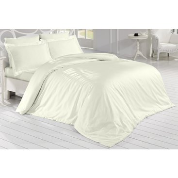 Domácnost - Francouzské povlečení Satén 240x200, 70x90cm Smetanová