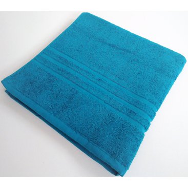 Domácnost - Froté ručník jednobarevný 400g 50x100 cm (azurová)