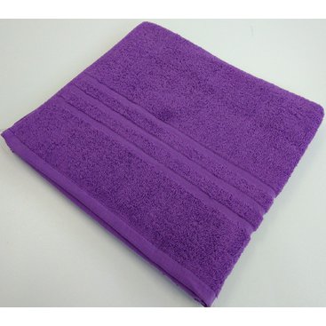 Domácnost - Froté ručník  jednobarevný 400g 50x100 cm (fialová)