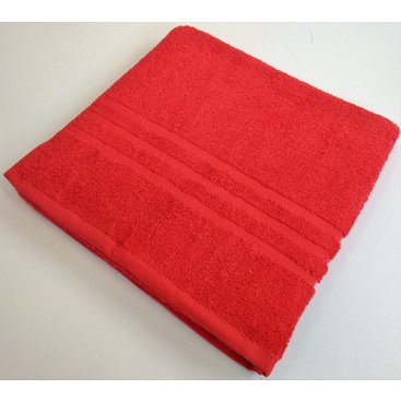 Domácnost - Froté ručník  jednobarevný 400g 50x100 cm (červená)