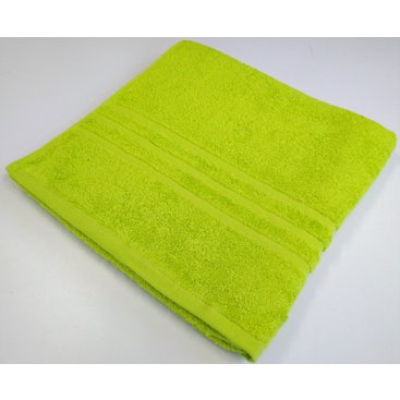 Domácnost - Froté ručník  jednobarevný 400g 50x100 cm žlutozelený