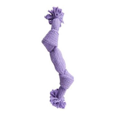 Mazlíčci - Hračka pes BUSTER Pískací lano, fialová, 35 cm, M