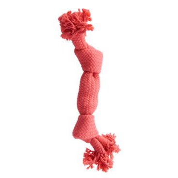 Mazlíčci - Hračka pes BUSTER Pískací lano, růžová, 35 cm, M