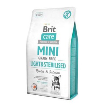 Mazlíčci - Brit Care Dog Mini Grain Free Light & Sterilised 400g