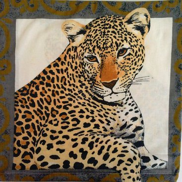 Domácnost - Bavlněný povlak na polštářek 40x40cm gepard