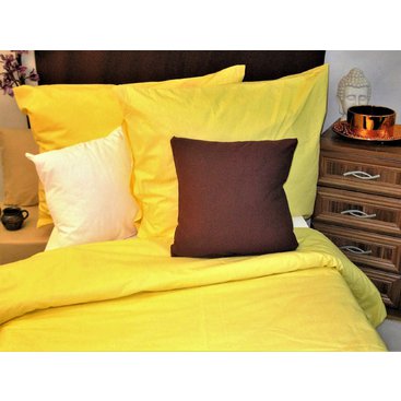 Domácnost - Přehoz na postel bavlna140x200 žlutý