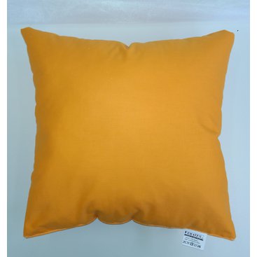 Domácnost - Polštářek oranžový 50x50cm bavlněný