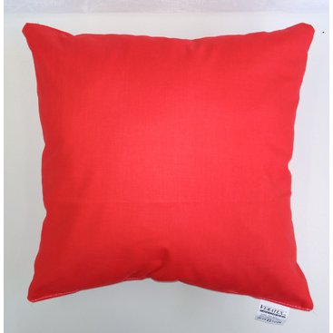 Domácnost - Polštářek červený-cihlový 50x50cm bavlněný