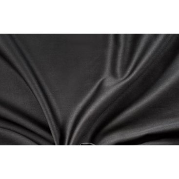 Domácnost - Černé saténové prostěradlo 140x230 plachta bez gumy