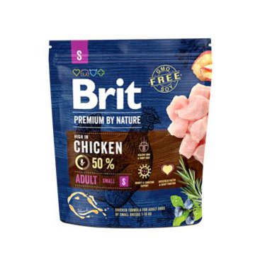 Mazlíčci - Brit Premium Dog by Nature Adult S 1kg