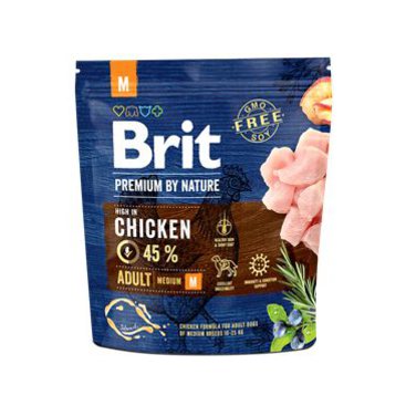 Mazlíčci - Brit Premium Dog by Nature Adult M 1kg
