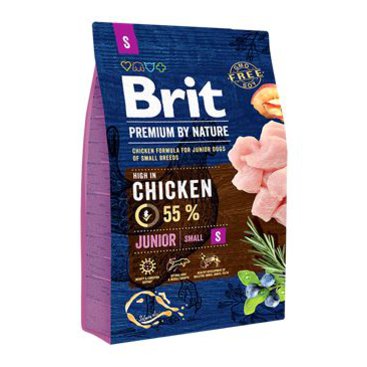 Mazlíčci - Brit Premium Dog by Nature Junior S 3kg