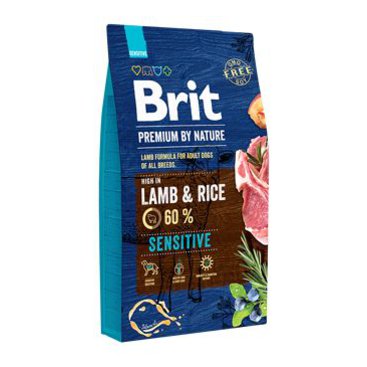 Mazlíčci - Brit Premium Dog by Nature Sensitive Lamb 8kg