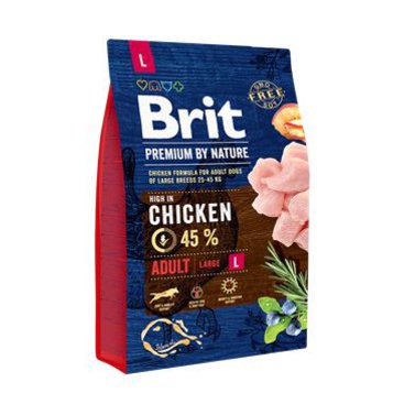 Mazlíčci - Brit Premium Dog by Nature Adult L 3kg