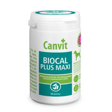 Mazlíčci - Canvit Biocal Plus MAXI ochucené pro psy 230g